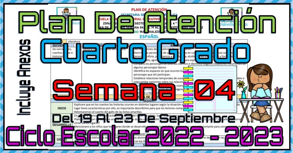 Descarga el Programa de Estudios 2023 de Cuarto Grado en PDF: Nuevas ...